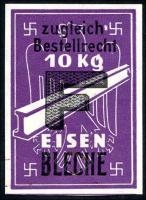 3. Reich Ersatzzahlungsmittel Eisen/Bleche 10 Kg (2) 