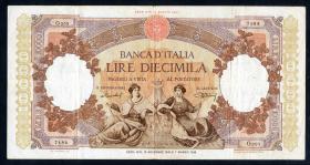 Italien / Italy P.089b 10000 Lire 15.11.1949 (3-) 