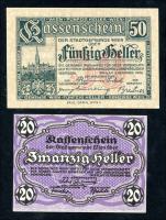 Österreich / Austria 20 + 50 Heller Kassenschein 1920 (1) 