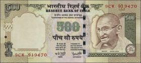 Indien / India P.099c 500 Rupien 2008 (1) 