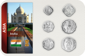 Kursmünzensatz Indien 