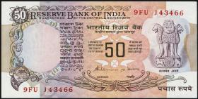 Indien / India P.084g 50 Rupien (1978) B (1) 