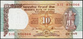 Indien / India P.088b 10 Rupien (1997) A  (1) 