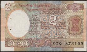 Indien / India P.079 2 Rupien (1976) (1) 