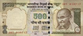Indien / India P.106e 500 Rupien 2013 (1) 