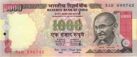 Indien / India P.094b 1000 Rupien (2000) (1) 