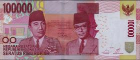 Indonesien / Indonesia P.153Ac 100.000 Rupien 2016 (1) 