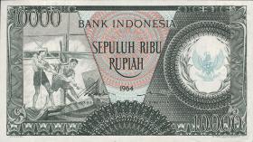 Indonesien / Indonesia P.101a 10000 Rupien 1964 (1) 