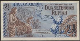 Indonesien / Indonesia P.079 2 1/2  Rupien 1961 (1) 