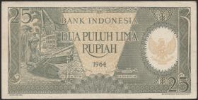Indonesien / Indonesia P.095 25 Rupien 1964 (1) 