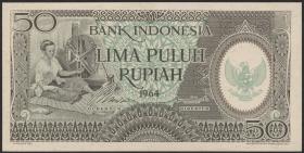 Indonesien / Indonesia P.096 50 Rupien 1964 (1) 