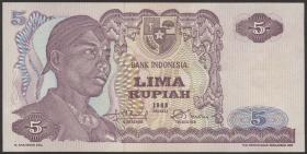 Indonesien / Indonesia P.104 5 Rupien 1968 (1) 
