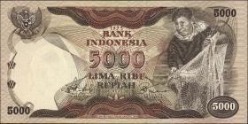 Indonesien / Indonesia P.114 5000 Rupien 1975 (1) 