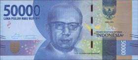 Indonesien / Indonesia P.159a 50000 Rupien 2016 (1) 