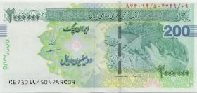 Iran P.Neu 2.000.000 Rials = 200 Toman (2022) Scheck 