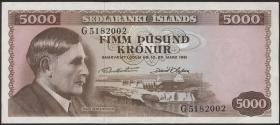 Island / Iceland P.47 5000 Kronen 1961 (2) 