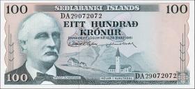 Island / Iceland P.44 100 Kronen 1961 (1) 