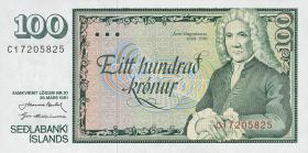 Island / Iceland P.50 100 Kronen 1961 (1981) (1) 