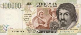 Italien / Italy P.117a 100.000 Lire 1994 (1) 