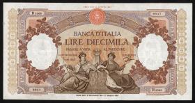 Italien / Italy P.089d 10.000 Lire 1962 (3) 