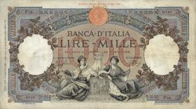 Italien / Italy P.056c 1000 Lire 1939 (3-) 
