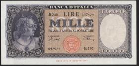 Italien / Italy P.088b 1000 Lire 1949 (1) 
