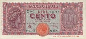 Italien / Italy P.075a 100 Lire 1944 (2) 