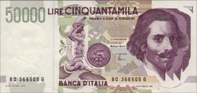 Italien / Italy P.116c 50000 Lire 1992 (1) 