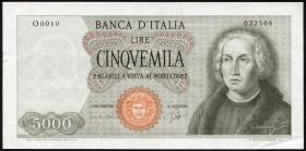 Italien / Italy P.098a 5000 Lire 1964 (3+) 