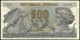 Italien / Italy P.093a 500 Lire 1970 (3) 