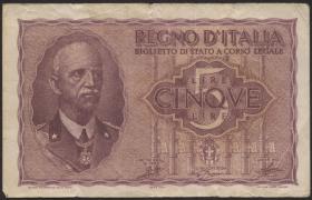 Italien / Italy P.028 5 Lire 1944 (3) 