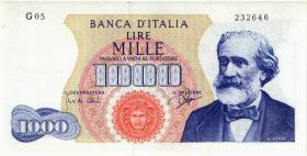 Italien / Italy P.096a 1.000 Lire 1962 (2+) 