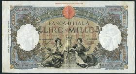 Italien / Italy P.063 1000 Lire 1943 (3+) 