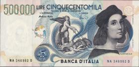 Italien / Italy P.118 500.000 Lire 1997 Raffael (1) 