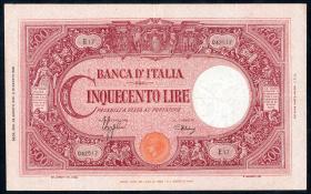 Italien / Italy P.070a 500 Lire 23.8.1943 (2) 