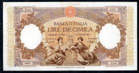 Italien / Italy P.089b 10.000 Lire 21.8.1959 (3+) 