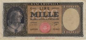 Italien / Italy P.088d 1000 Lire 1961 (3) 