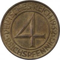 J.315 • 4 Reichspfennig 1932 D 