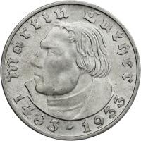 J.352 • 2 Reichsmark Luther 1933 A 