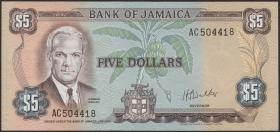 Jamaika / Jamaica P.061b 5 Dollars (1976) (1) 