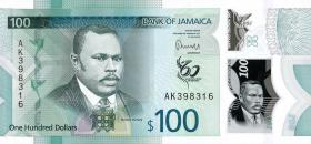 Jamaika / Jamaica P.97 100 Dollars 2022 Polymer (1) 