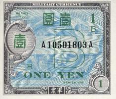 Japan P.067a 1 Yen (1945) B A-A (1) 
