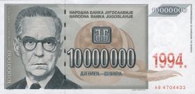 Jugoslawien / Yugoslavia P.144 10000..000 Dinara 1994 (1) 