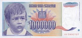 Jugoslawien / Yugoslavia P.120 1.000.000 Dinara 1993 (1) 