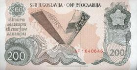 Jugoslawien / Yugoslavia P.102 200 Dinara 1990 (1) 