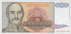 Jugoslawien / Yugoslavia P.136 50.000.000.000 Dinara 1993 (1) 