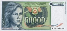 Jugoslawien / Yugoslavia P.096 50000 Dinara 1988 (1) 