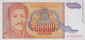 Jugoslawien / Yugoslavia P.142 50000 Dinara 1994 (1) 