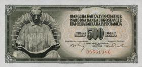 Jugoslawien / Yugoslavia P.084a 500 Dinara 1970 (1) 