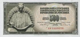 Jugoslawien / Yugoslavia P.084b 500 Dinara 1970 (1) 